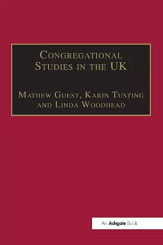 Congregational Studies in the UK cover