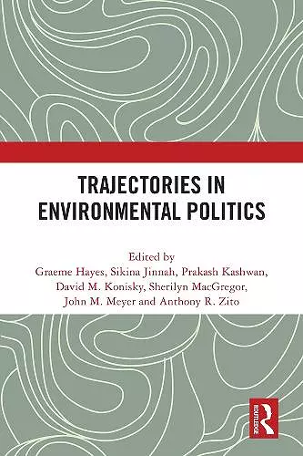 Trajectories in Environmental Politics cover