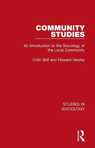 Community Studies cover