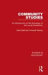 Community Studies cover