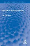 The Art of Marvell's Poetry cover