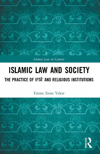 Islamic Law and Society cover