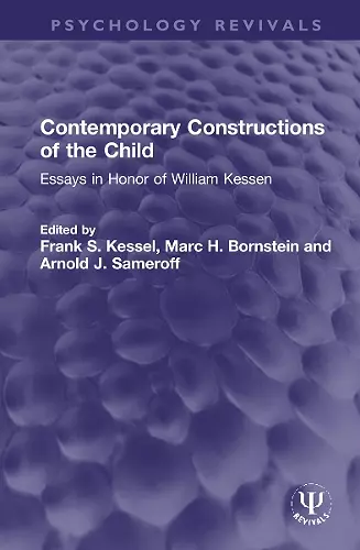 Contemporary Constructions of the Child cover