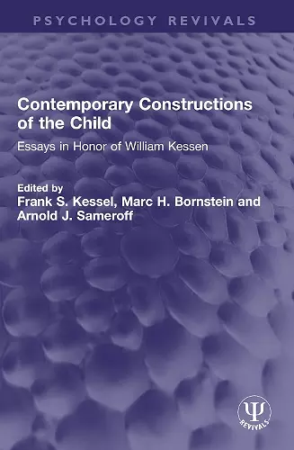 Contemporary Constructions of the Child cover