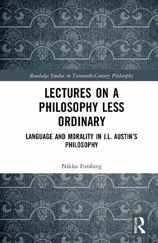 Lectures on a Philosophy Less Ordinary cover