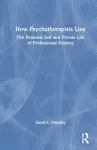 How Psychotherapists Live cover