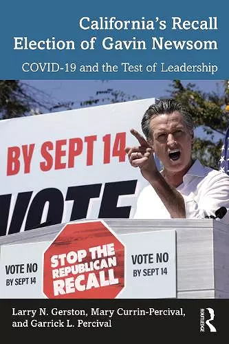 California’s Recall Election of Gavin Newsom cover