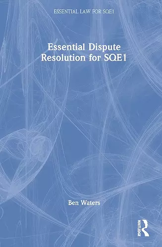 Essential Dispute Resolution for SQE1 cover