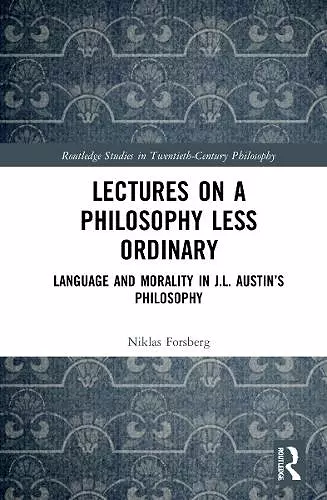 Lectures on a Philosophy Less Ordinary cover