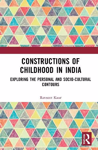 Constructions of Childhood in India cover