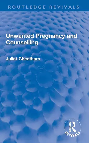 Unwanted Pregnancy and Counselling cover