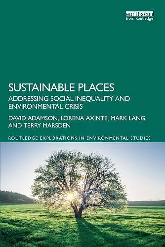 Sustainable Places cover