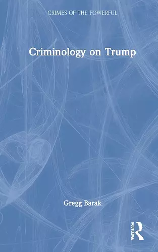 Criminology on Trump cover