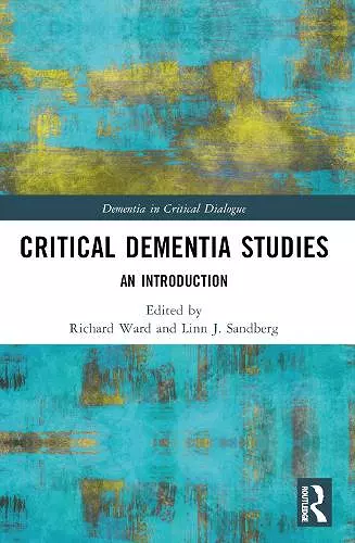 Critical Dementia Studies cover