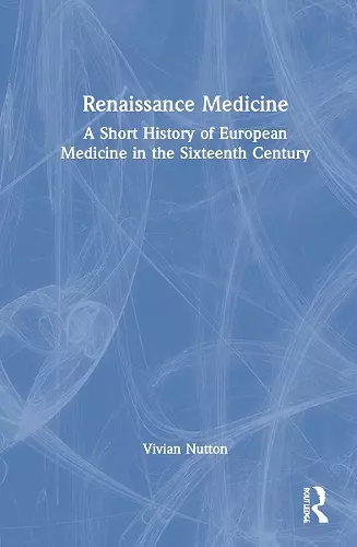 Renaissance Medicine cover