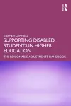 Supporting Disabled Students in Higher Education cover