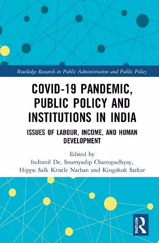 COVID-19 Pandemic, Public Policy, and Institutions in India cover