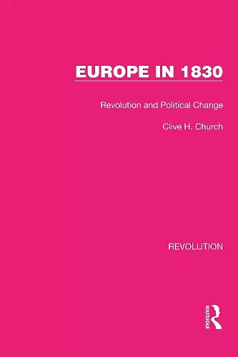 Europe in 1830 cover