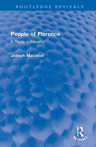 People of Florence cover