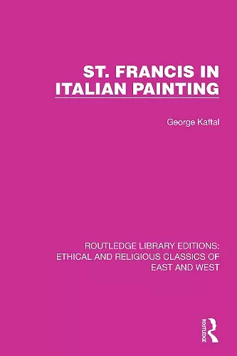 St. Francis in Italian Painting cover