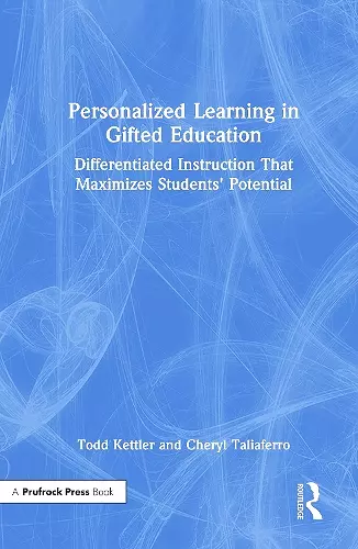 Personalized Learning in Gifted Education cover