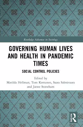 Governing Human Lives and Health in Pandemic Times cover