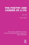 The Poetry and Career of Li Po cover