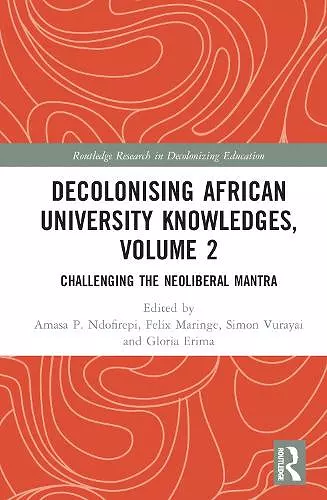 Decolonising African University Knowledges, Volume 2 cover