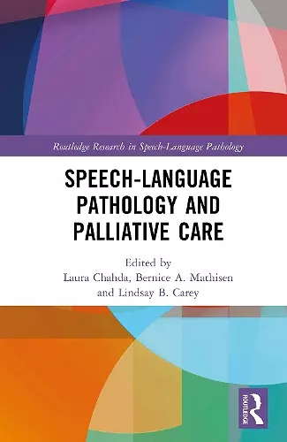 Speech-Language Pathology and Palliative Care cover