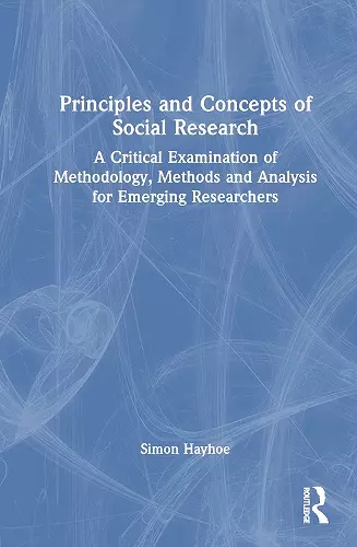 Principles and Concepts of Social Research cover