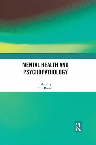 Mental Health and Psychopathology cover