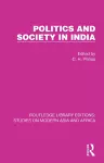 Politics and Society in India cover