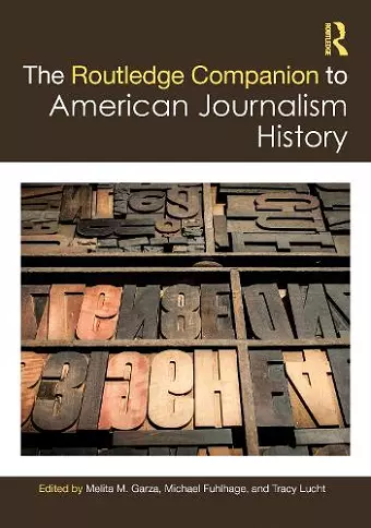 The Routledge Companion to American Journalism History cover