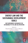 Energy Law and the Sustainable Development Goals cover