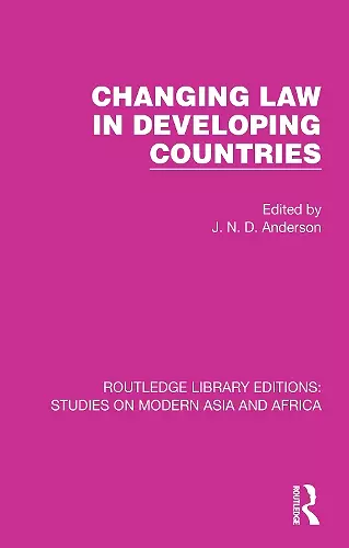 Changing Law in Developing Countries cover