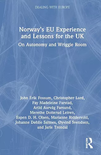 Norway’s EU Experience and Lessons for the UK cover