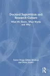 Doctoral Supervision and Research Culture cover