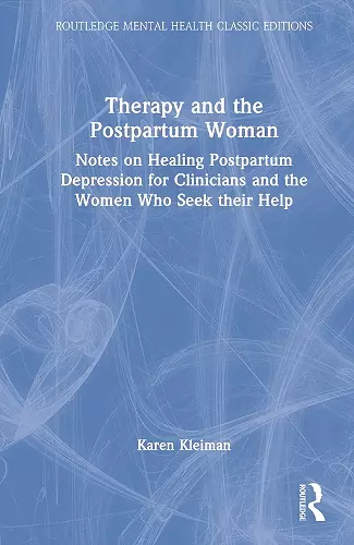 Therapy and the Postpartum Woman cover