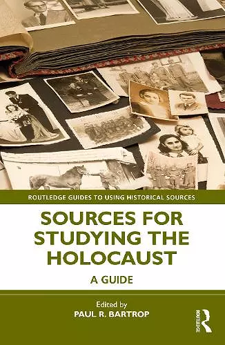 Sources for Studying the Holocaust cover