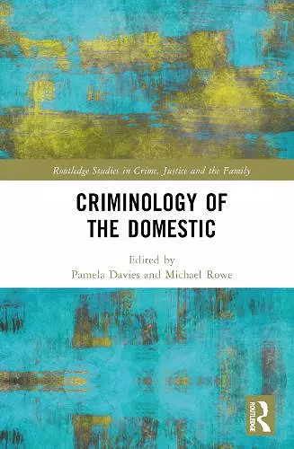 Criminology of the Domestic cover