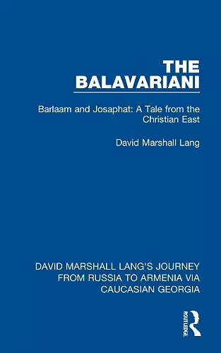 The Balavariani cover