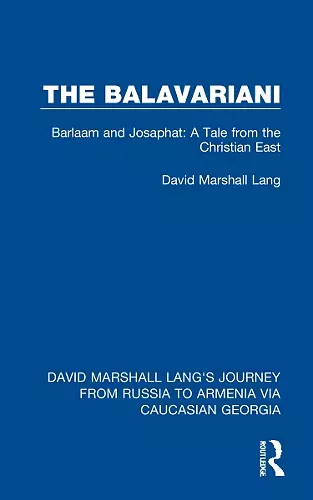 The Balavariani cover