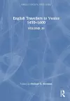 English Travellers to Venice 1450 –1600 cover