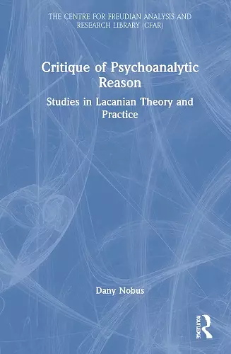 Critique of Psychoanalytic Reason cover