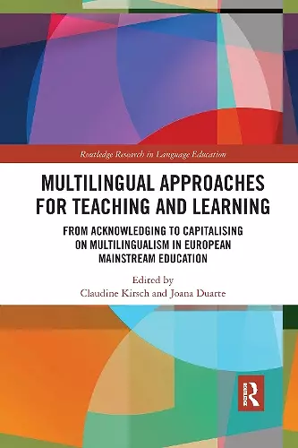 Multilingual Approaches for Teaching and Learning cover