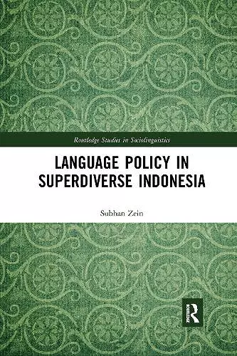 Language Policy in Superdiverse Indonesia cover