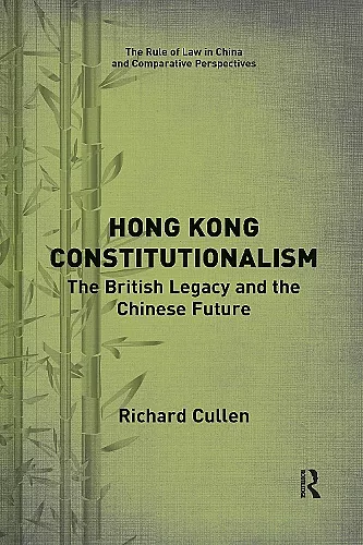 Hong Kong Constitutionalism cover