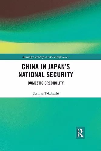 China in Japan’s National Security cover