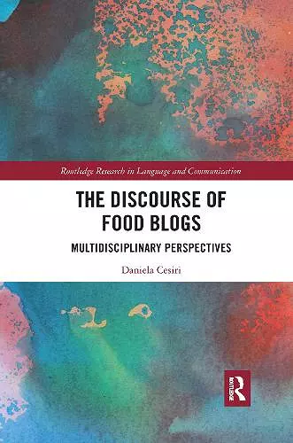 The Discourse of Food Blogs cover