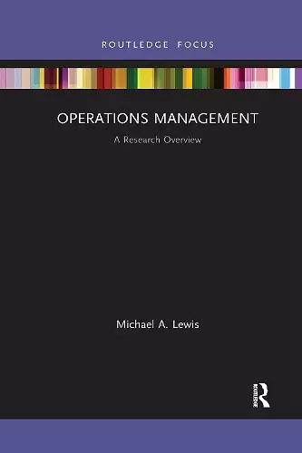 Operations Management cover